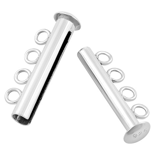 Sterling Silver Tube Clasp 26mm