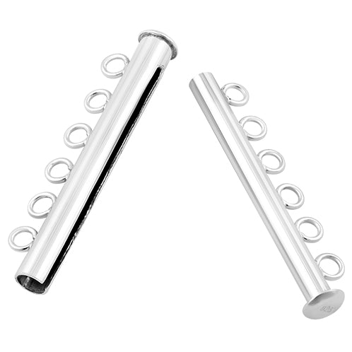 Sterling Silver Tube Clasp 36mm