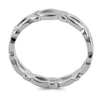 Sterling Silver Eternity Fish Ring