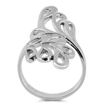 Sterling Silver Leaves Ring