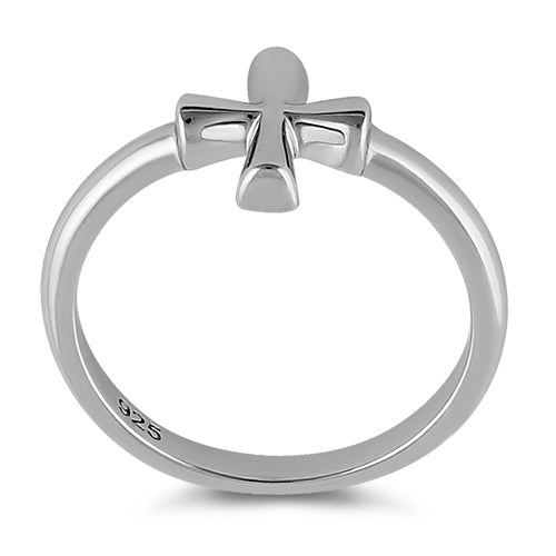 Sterling Silver Small Cross Ring