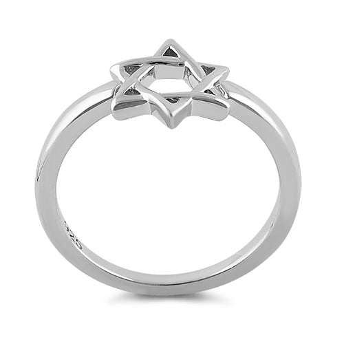 Sterling Silver Star of David Ring