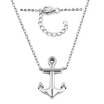 Sterling Silver Anchor Necklace