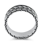 Sterling Silver Arrow Band Ring