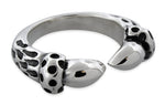 Ladies' Sterling Silver Cat Nails Ring