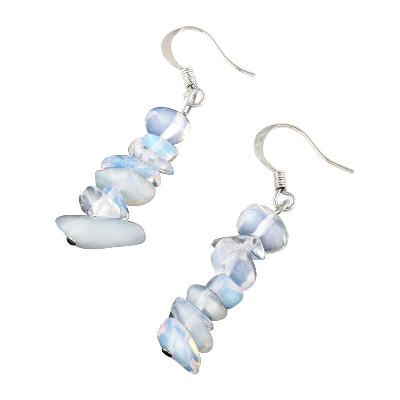 Opalite Chips Dangle Earrings