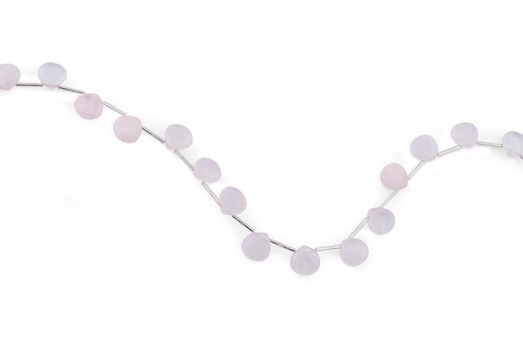13MM Rose Quartz Drop Gemstone Beads