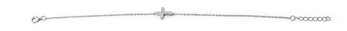 Sterling Silver Small Cross Bracelet