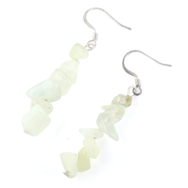 Serpentine Findings Chips Dangle Earrings