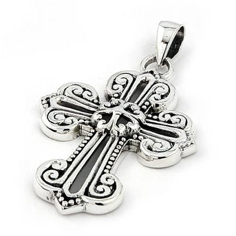 Sterling Silver Vintage Cross Pendant