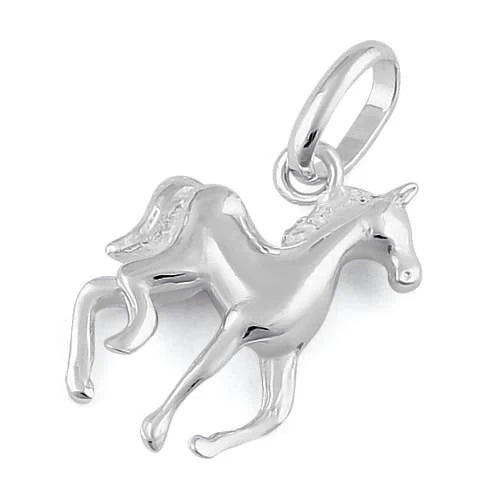 Sterling Silver Horse Pendant