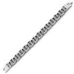 Stainless Steel Groove Cylinder Bracelet