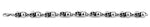 Stainless Steel Phantom Skull Link Bracelet