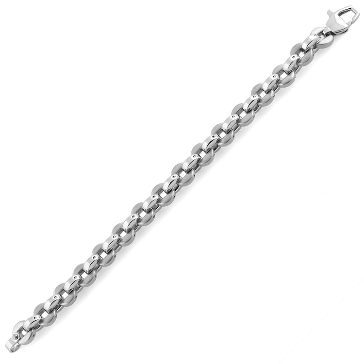 Stainless Steel Round Link Bracelet