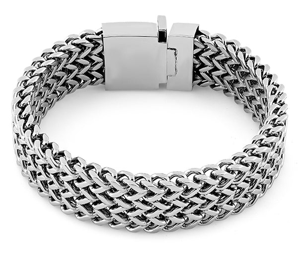 Stainless Steel Thick Wheat Chain Bracelet