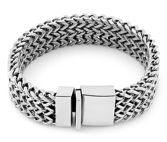 Stainless Steel Thick Wheat Chain Bracelet
