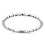 Sterling Silver 1.5mm Stackable Bead Ring