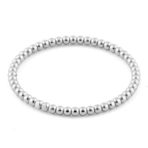 Sterling Silver 1.5mm Stackable Bead Ring