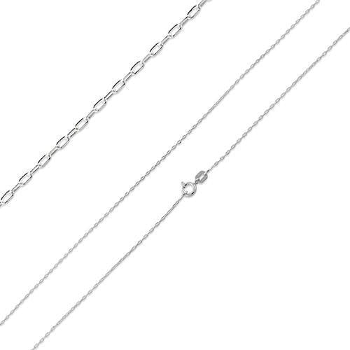 Sterling Silver Forz D/C Chain Necklace - 0.80mm
