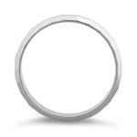 Sterling Silver 4MM Hammered Band Ring