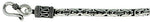Sterling Silver Round Byzantine Chain Bracelet - 3.0MM