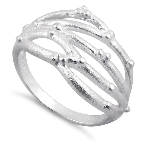 Sterling Silver Abstract Ring