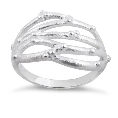 Sterling Silver Abstract Ring