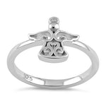 Sterling Silver Angel Ring