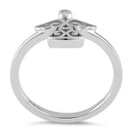 Sterling Silver Angel Ring