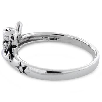 Sterling Silver Angel Ring