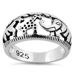 Sterling Silver Animals Ring