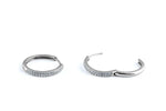 Sterling Silver Astral Clear CZ Earrings