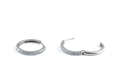 Sterling Silver Astral Clear CZ Earrings