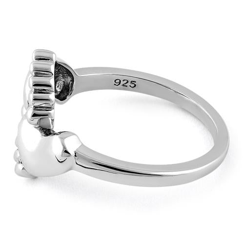 Sterling Silver Baby Feet Ring