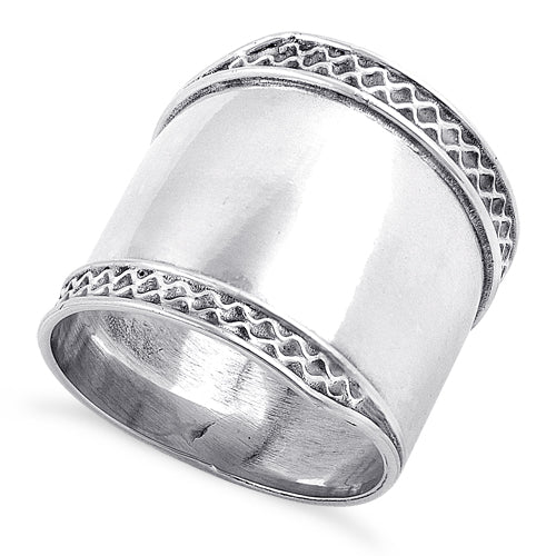 Sterling Silver Bali Design Ring