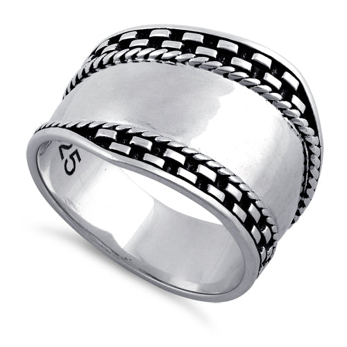 Sterling Silver Bali Design Ring