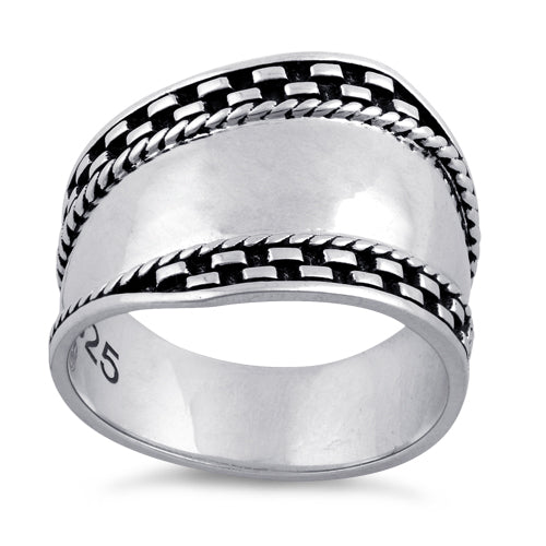 Sterling Silver Bali Design Ring