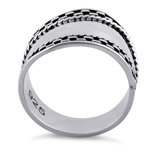 Sterling Silver Bali Design Ring