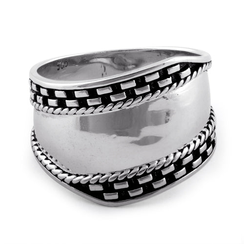 Sterling Silver Bali Design Ring