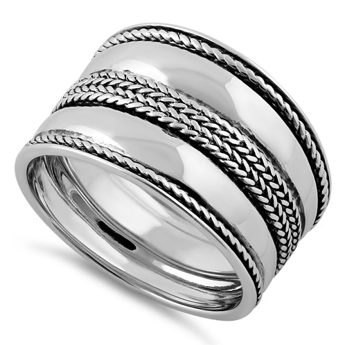 Sterling Silver Bali Design Ring