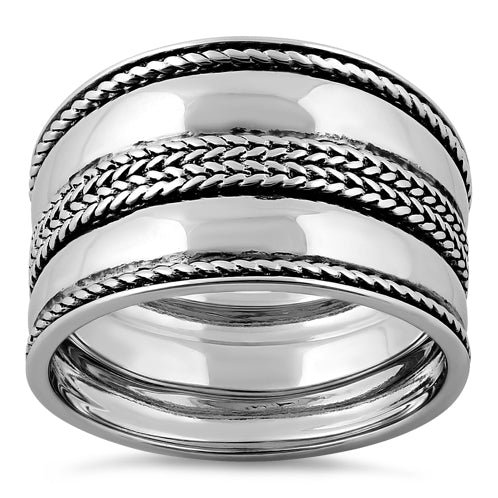 Sterling Silver Bali Design Ring