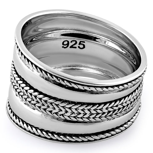 Sterling Silver Bali Design Ring