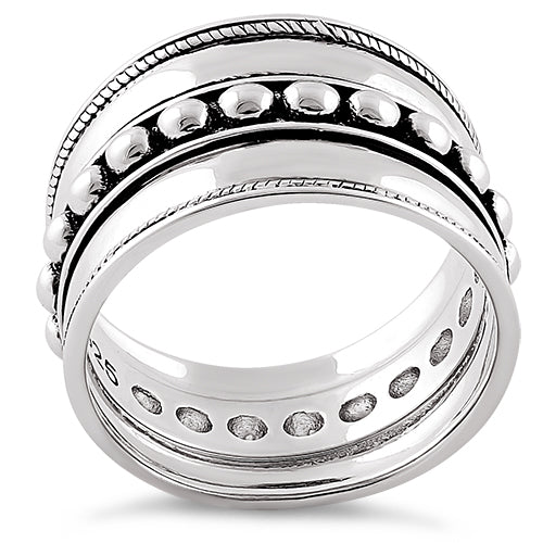 Sterling Silver Bali Design Ring