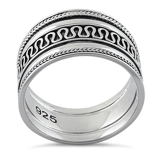 Sterling Silver Bali Design Ring