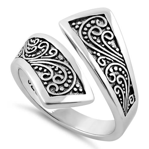 Sterling Silver Bali Swirl Ring