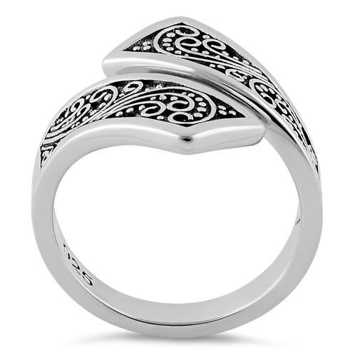 Sterling Silver Bali Swirl Ring