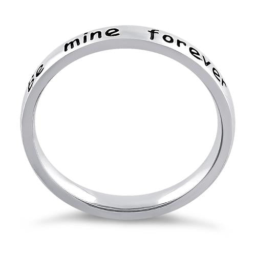 Sterling Silver "Be mine forever" Ring