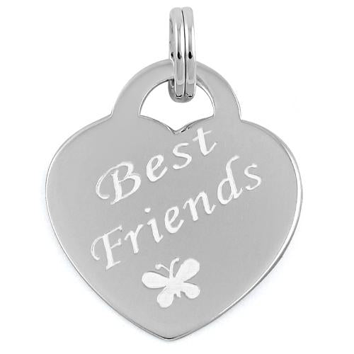 Sterling Silver "Best Friends" Pendant