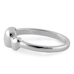 Sterling Silver Big & Little Heart