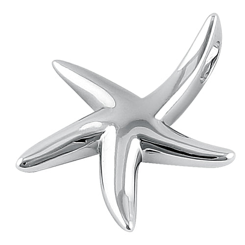 Sterling Silver Big Starfish Pendant